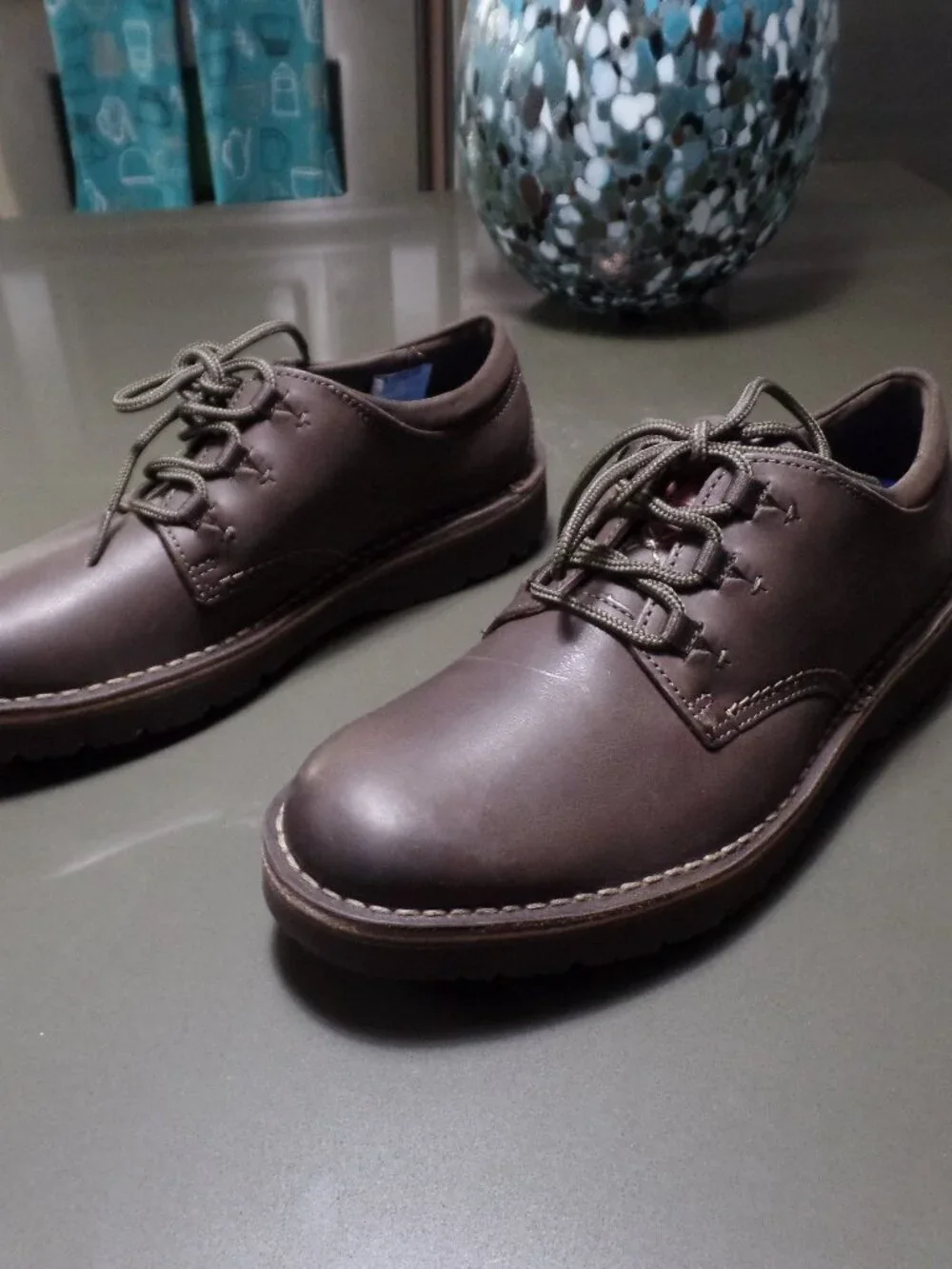 CLARKS Collection Men's Leather Eastford Shoes - NWT - SIZE: 7.5